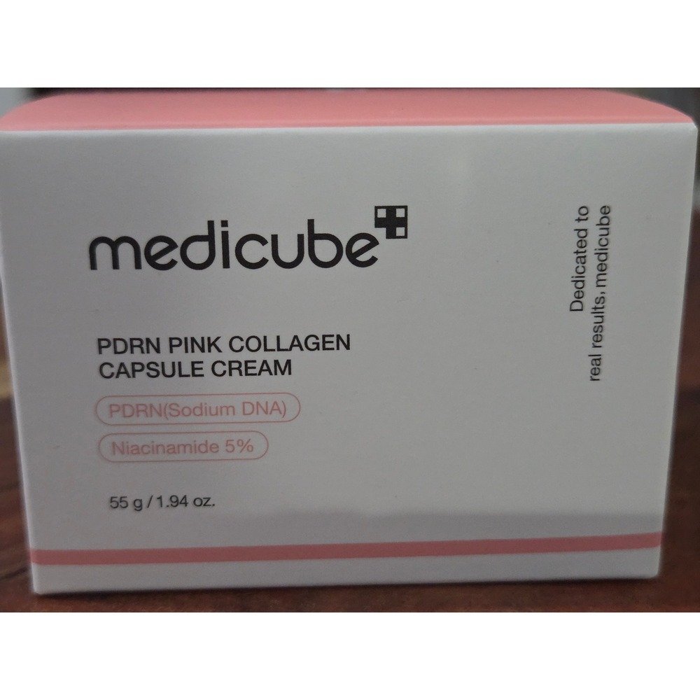 Medicube PDRN Pink Collagen Capsule Cream 5% Niacinamide 55g K-Beauty Moisturizr